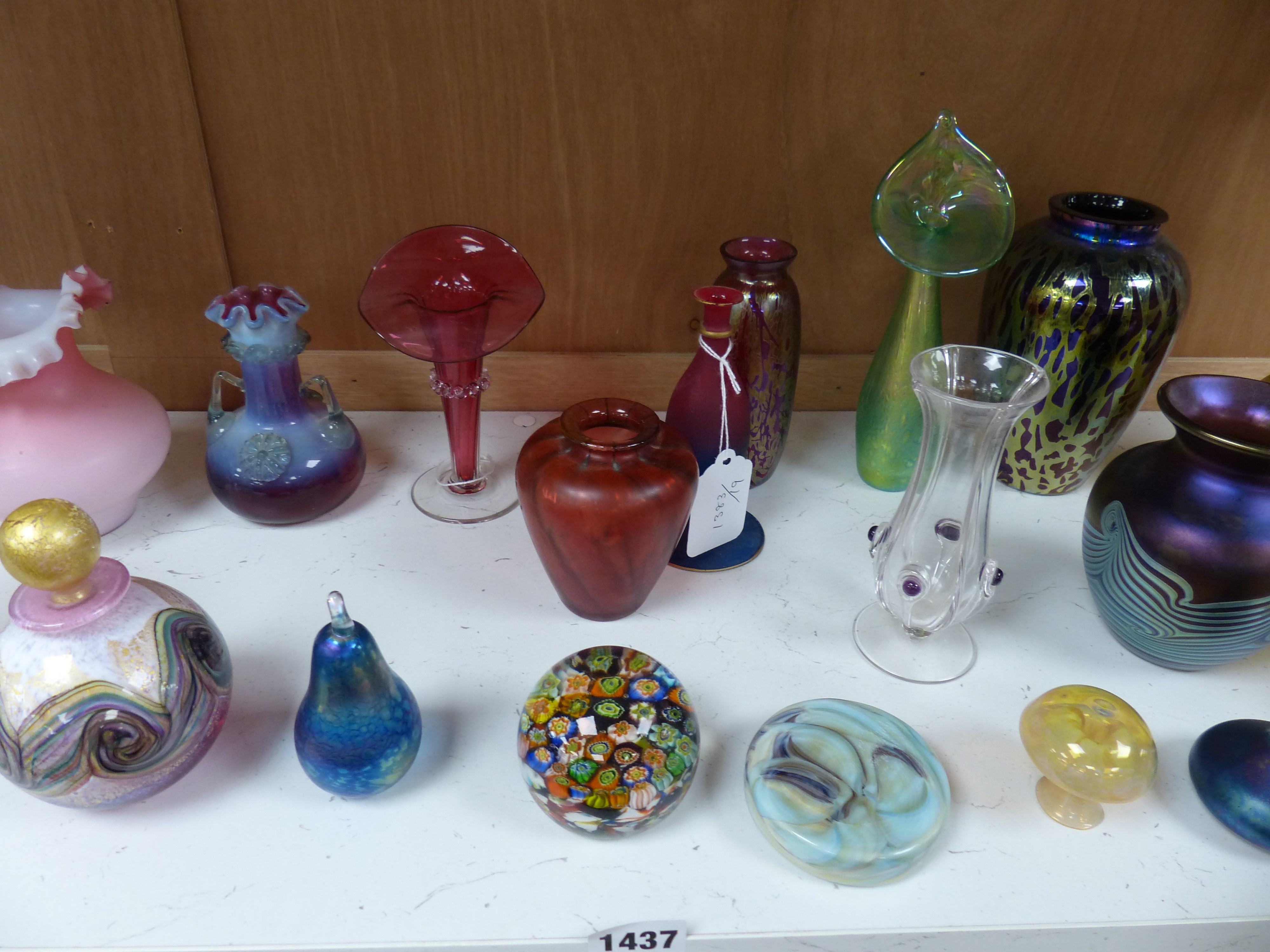 A collection of European Studio glass